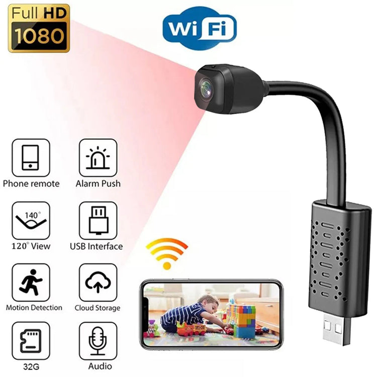 Virwir Mini Camera 4MP Wifi Night Vision - ElectronAge