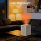 4L Capacity 304 Stainless Steel Warm Mist Humidifier for Bedroom and Nursery, 500 mL/h Output, Dishwasher Safe, Easy Cleaning, E