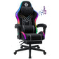 400lbs Breathable Fabric Gaming Chair w/ LED Light - ElectronAge