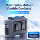 Socoolfan 14500mAh Outdoor Fan Portable Waist Hanging Neck Strong Dual Air Vents Fans for Travel Sports Courier Outdoor Working