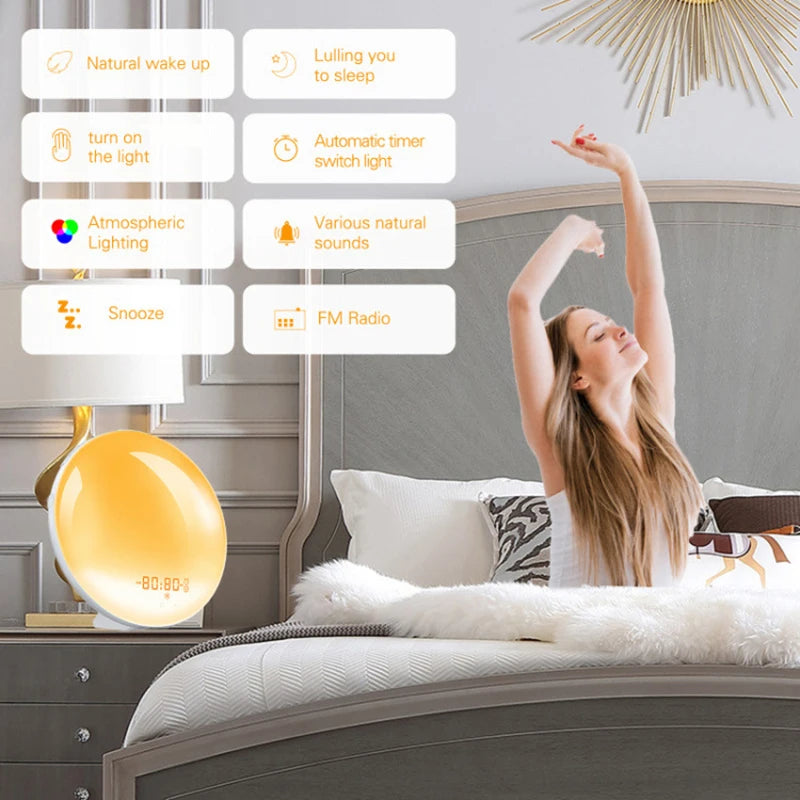 Niditon Wake Up Light Alarm Clock - ElectronAge
