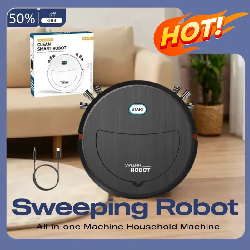 XMSJ 3 in 1 Smart Sweeping Robot Vacuum Cleaner - ElectronAge