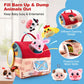 Soft Plush Baby Tissue Box Toys Animals Farm with Sound Montessori Toys Early Education Sensory Toy Boy Girl Infant Newborn Gift