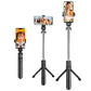 100pcs XT-02 Bluetooth Wireless Remote Selfie Stick Holder Extendable Foldable Handheld Monopod Selfie Stick with Tripod Stand