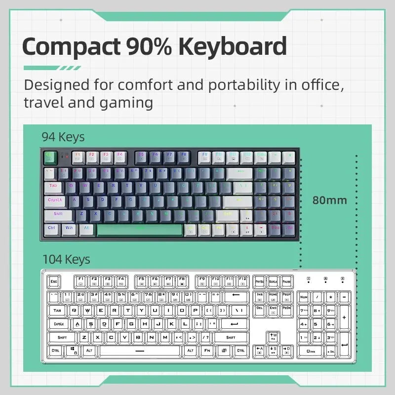 MACHENIKE K500 Mechanical Keyboard - ElectronAge