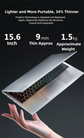 15.6" intel core i7-9750h gaming laptops portable notbook computer pc 32GB DDR4 512GB IPS WiFi  Backlight Fingerprint Unlock