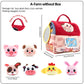 Soft Plush Baby Tissue Box Toys Animals Farm with Sound Montessori Toys Early Education Sensory Toy Boy Girl Infant Newborn Gift