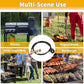 Propane Tank Refill Adapter Propane Bottle Connector With Glow In The Dark Gauge Brass Connector With Hose For Outdoor Stove BBQ
