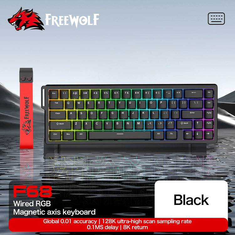 Magnetic Switch Keyboard ATTACK SHARK X68HE - ElectronAge