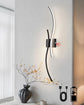 Black White Rechargeable LED Wall Light USB Type-C Battery Operated Wireless Wall Lamp 60/80cm Touch Switch Dimmable Wall Lights