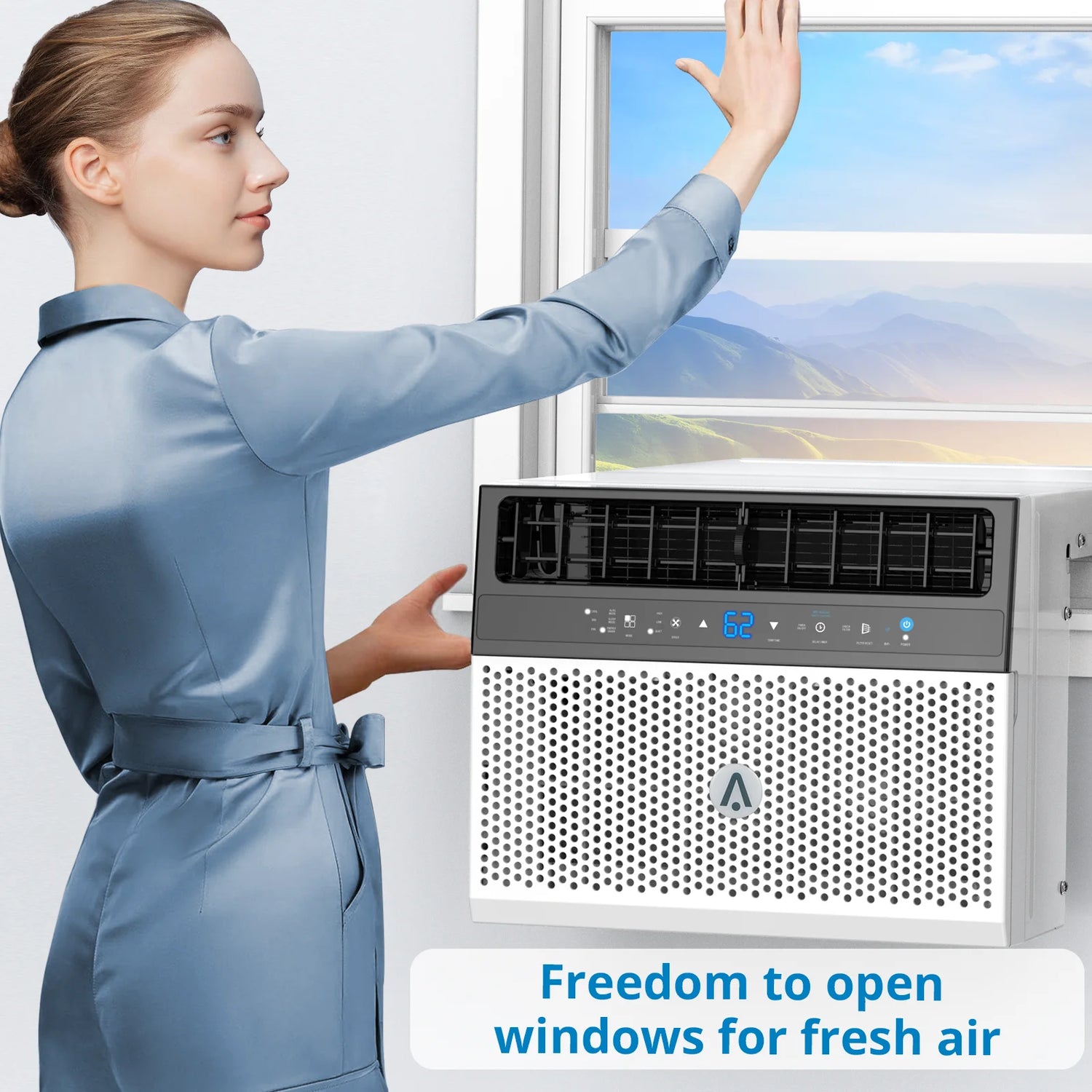 Acekool 6000 BTU U-Shaped Window Air Conditioner - ElectronAge