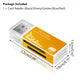 Alloy Card Reader 4 Ports USB2.0 Micro SD TF M2 MS Pro Duo MMC SDHC DV Phone Camera Memory Card Adapter with LED Indicator