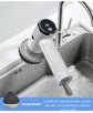 4-in-1 Electric Cleaning Brush IPX7 Waterproof Multi-Functional Wireless Handle Rechargeable Portable Brush For Bathroom Kitchen