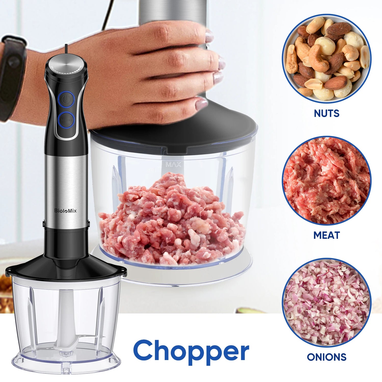 BioloMix 5 in 1 Immersion Hand Blender - ElectronAge