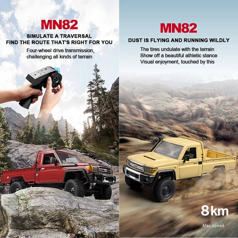 MN MODEL ZWN MN82 MN82S LC79 1/12 Full Scale RC Pickup Short Truck - ElectronAge