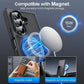 UYUXIO Matte Magnetic Phone Case for Samsung Galaxy Z Fold 7 Full Cover Translucent Mobile Cases with Magnet for Z Fold7