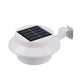 Solar Fence Lights Outdoor Solar Powered Lamps Waterproof LED Gutter Lights for Yard Garden Pathway Lighting Scene Night View
