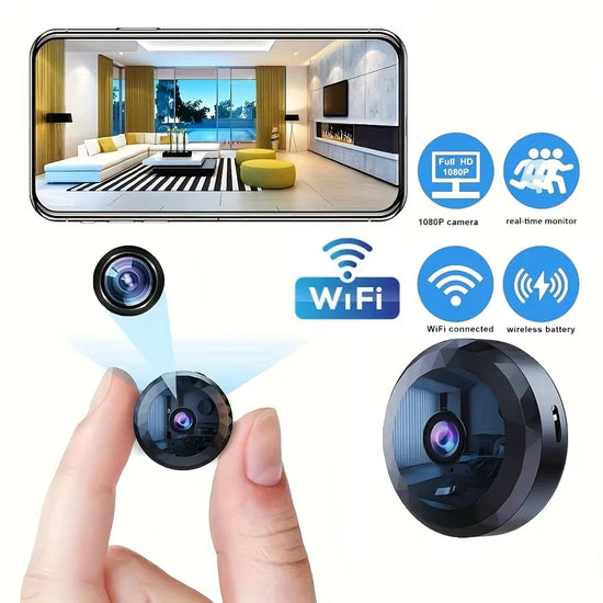 Mini WiFi Camera 1080P HD Wireless Security Camera - ElectronAge