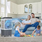 110V Evaporative Air Cooler with 6.6 Gal Water Tank - ElectronAge