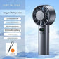 XIAOMI 5200mAh Portable Handheld Fan with Double Ice Cooling, High-Speed Rechargeable USB Fan, Foldable Design