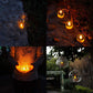 6 pieces of solar candle light, Solar LED tea night light, date romantic atmosphere decoration, lighting Camping home decoration