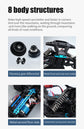 1:16 70KM/H Or 50KM/H 4WD RC Car With LED Remote Control Cars High Speed Drift Monster 4x4 Truck for Kids vs Wltoys 144001 Toys