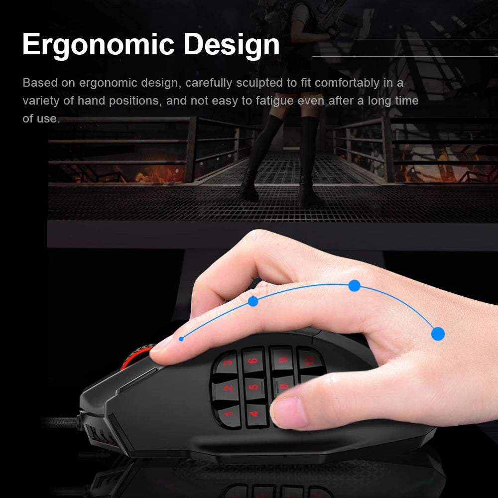 E-YOOSO X-39 USB Wired RGB Gaming Mouse - ElectronAge