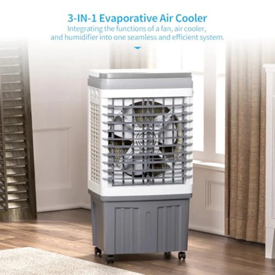 110V Evaporative Air Cooler with 6.6 Gal Water Tank - ElectronAge