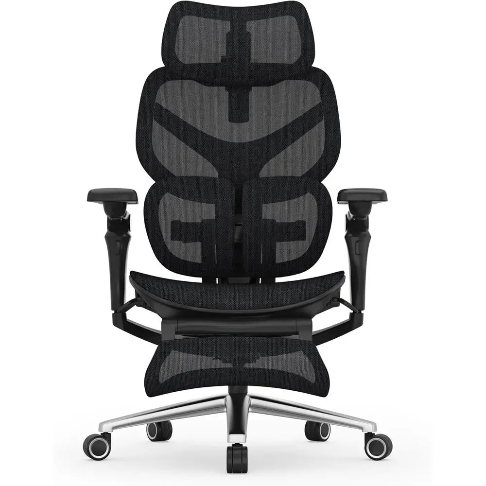Ergonomic Gaming Chair with Adaptive Lumbar Support - ElectronAge