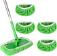 1/3/6pc Microfiber Mop Cloth Dry Cleaning Cloths Household Reusable Microfiber Mop Pads Replacement Washable Rag Towel