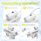 Two-Way Water Gun Prank Water Gun Toy Stress Relief Small Pistol Game Outdoor Indoor Adult Child Interaction Shoot Gift 2 style