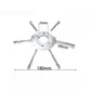 1Pcs 7/8/9-inch Lawn Mower Steel Wire Weed Trimmer Head Rust Removal Wheel Weed Removal Wheel Lawn Mowers Universal Parts