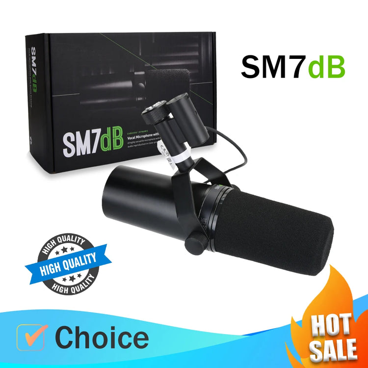 NILUNWEI SM7dB Dynamic Vocal Microphone With Optional Frequency Response - ElectronAge