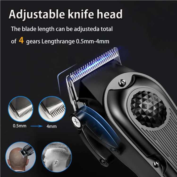 YUKU Professional Hair Clippers with LED Display - ElectronAge
