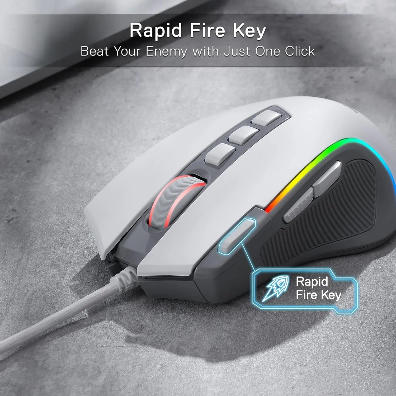 Redragon M612 RGB 8000 DPI Gamer Mouse - ElectronAge