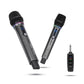 Professional Wireless Microphone Microphone Support For Pc, Rgb, Uhf Dual Wireless, Karaoke, Coibeu