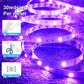 AeroLight LED Strip Lights RGB 5050 LED Strips Bluetooth APP Control Color Changing DC 12V 30LEDS/M Per Meter For Bedroom Room Kitchen Bar