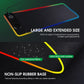 RGB Mouse Keyboard Pad with Wireless Charging Large Pads for Phone Gaming Mousepad Desktop PC Laptop Computer Desks Plate Mat