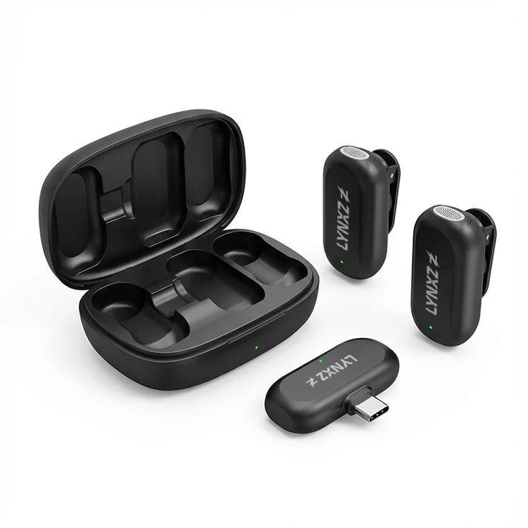 LYNXZ Mini 2 Wireless Lavalier Microphone - ElectronAge