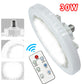 Smart Ceiling Fan with LED Light & Remote Control E27 Convertible Base for Living Room Home Decor Auto Speed Adjust