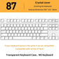**78/108 Keys Acrylic Transparent Dust-Proof Keyboard Case Mechanical Keyboard Dust Cover For E-Sports Computer Gamer