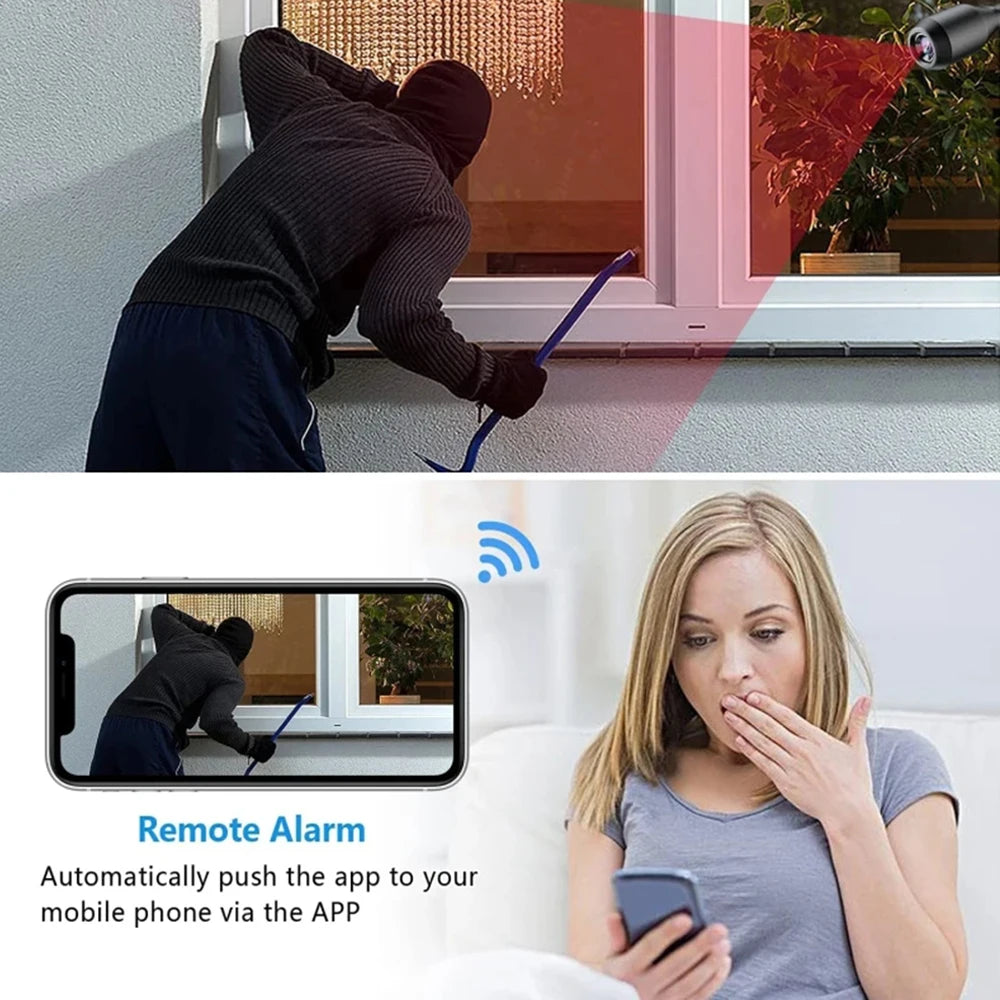 Virwir Mini Camera 4MP Wifi Night Vision - ElectronAge