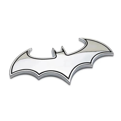 1PCS 3D Bat Shape Car Stickers Cool Metal Badge Car Logo Emblem Sticker Decal Motorcycle Car Styling Decoration Accessories