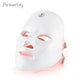 Rechargeable Facial LED Mask 7 Colors LED Photon Therapy Skin Rejuvenation Anti Acne Wrinkle Removal Beauty Mask Skin Brightenin