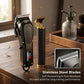 Professional Cordless Hair Clipper Set for Barbers T-Blade Shaver Men&