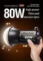 Roreta ZU80/ZU60 Photo Studio Light COB Bi-Color 2500-8500K CRI≥95 TLCI≥97 With Diffuser LED Video Lights Fill Lighting