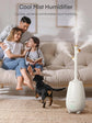 5L Quiet Cool Mist Humidifier with Essential Oil Diffuser, Remote Control, Smart Humidistat for Bedroom Large Room Home