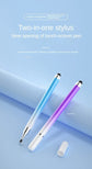 Universal 2 in 1 Stylus Pen for Tablet Phone Touch Screen Pen for Apple Pencil IPad Xiaomi Samsung Lenovo