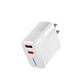 2026 100W Super Fast Charge PD20W Dual Port Suitable for Apple, Huawei, Fully Compatible with US Standard Mobile Phone Charger