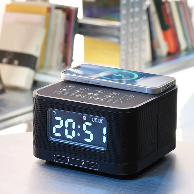 Sense of Clock Mobile Phone Speaker Clock - ElectronAge